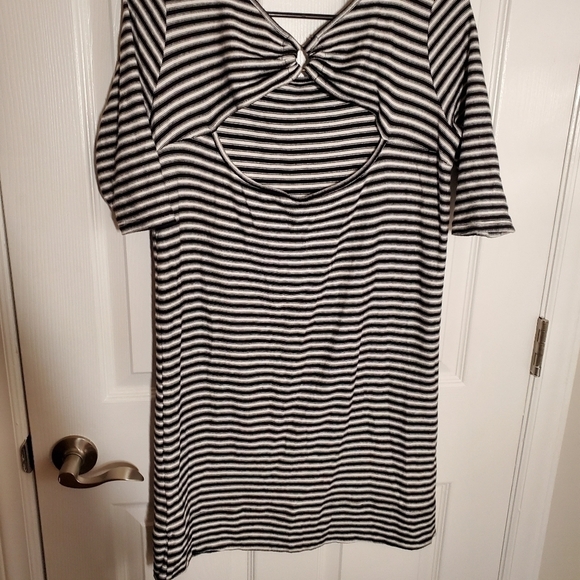 WE the Free Striped Dress with Open Back Detail - Picture 4 of 8